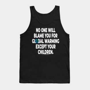 Climate Activist Graphics #takingblindfoldsoff 40 Tank Top